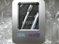 8gb Metal pen shape usb flash drive with free logo printed 4