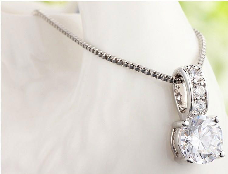 Star Zircon Stone Pendent Fashion Women Necklace Wholesale cheap 3