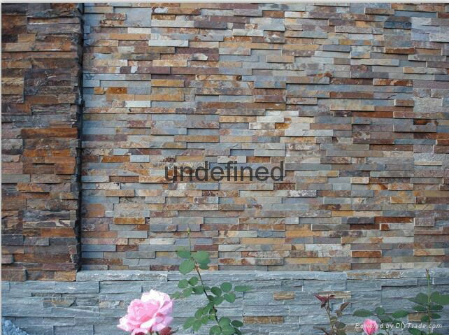 Natural slate cultured stone for wall decoration  5