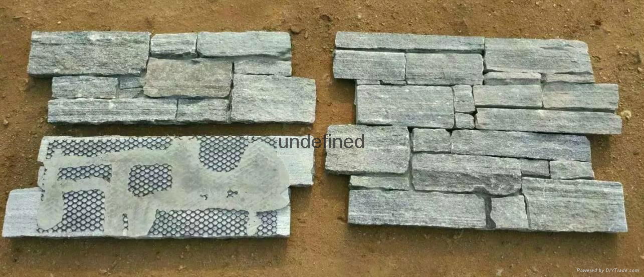 Superior quality natural slate cement stone for wall cladding 3