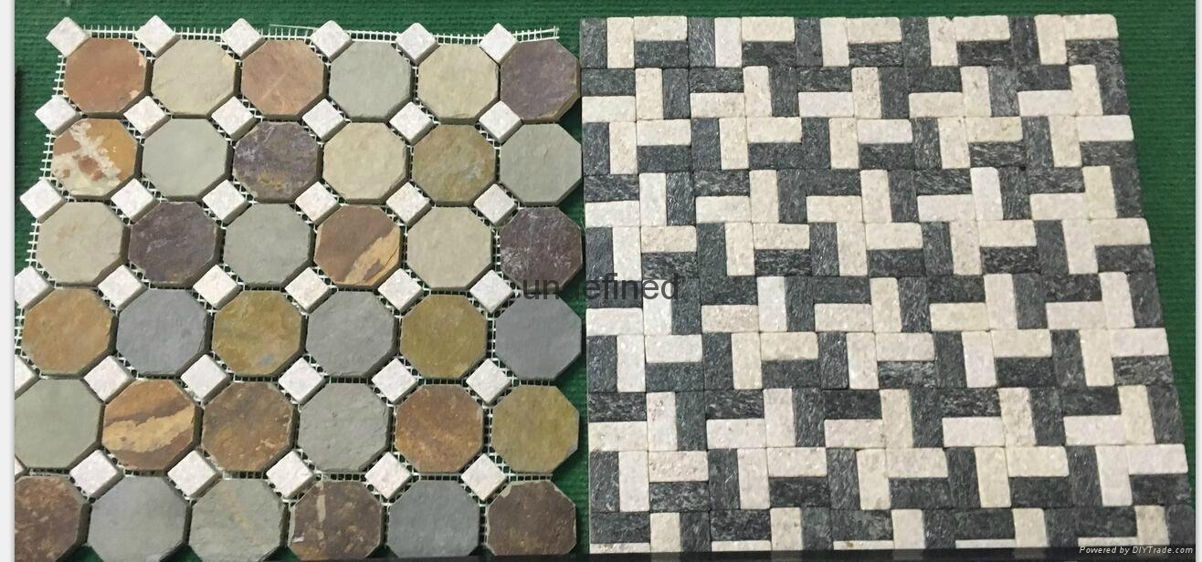 natural mosaic slate stone tile 2