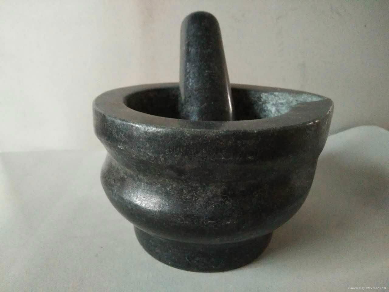 granite and marble stone pestle and mortar  5