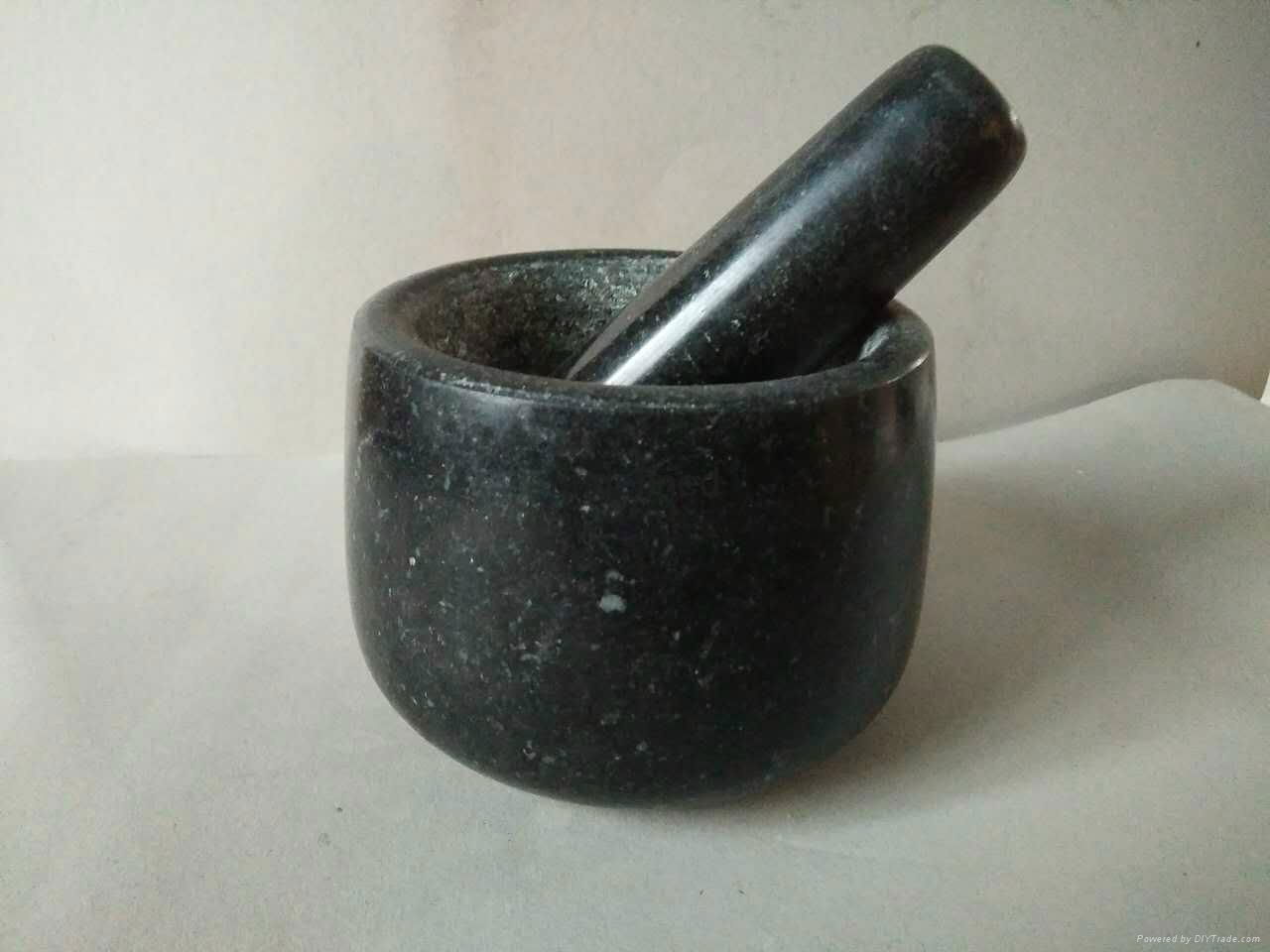 granite and marble stone pestle and mortar  2