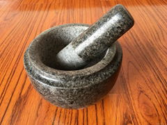 granite and marble stone pestle and mortar