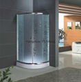 Acid Tempered Glass Shower Cabin 1