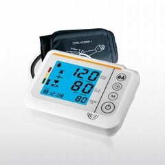 Blue backlight blood pressure monitor