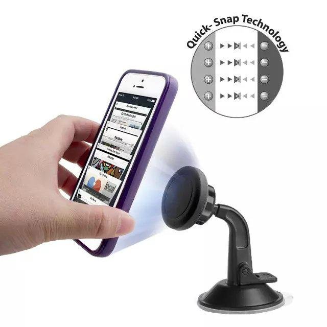 auto car cell phone holder universal magic magnetic car phone mount holder 4