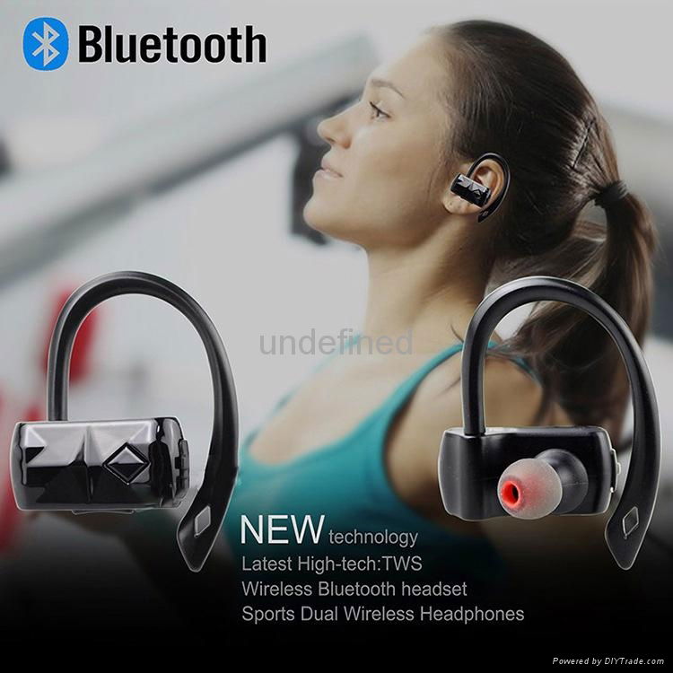 TWS Dual Bluetooth Earbuds Wireless True Wireless Stereo Bluetooth Earphones 3