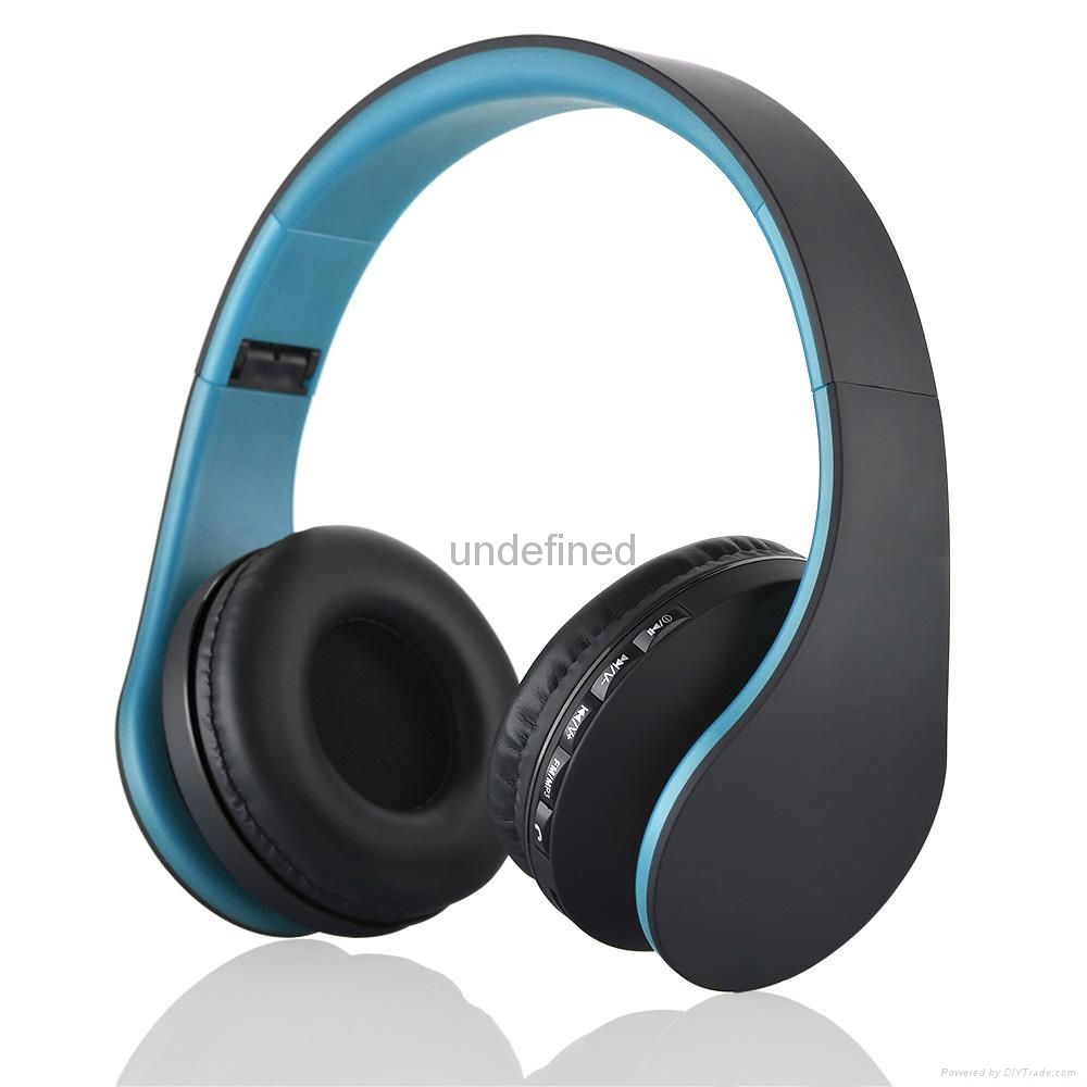 4in1 Stereo Bluetooth Wireless Headphones A2DP Bluetooth Headsets FM Radio TF Ca 5