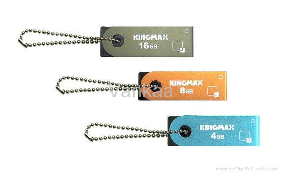 16gb Kingmax usb flash memory, Round drive, rectangle usb,swivel usb pen drive