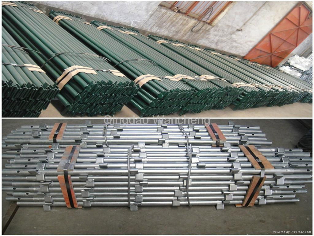 galvanized kwiksage scaffolding standard