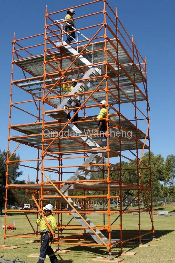 galvanized kwiksage scaffolding standard 2