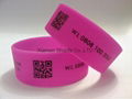 1 inch Silicone Wristband