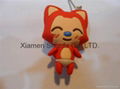 Hot Sale Promotion Soft 3D PVC Keychain 2