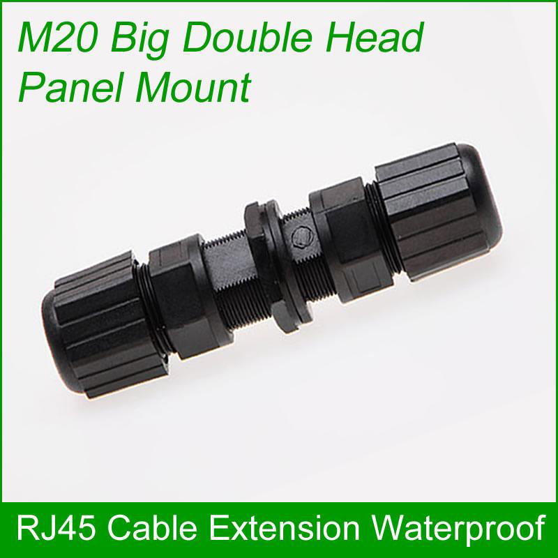 M20 RJ45 waterproof plug Outdoor Interface AP Straight head adapter Connector 3