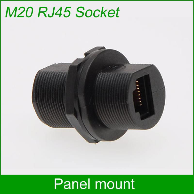 M20 RJ45 waterproof plug Outdoor Interface AP Straight head adapter Connector 4