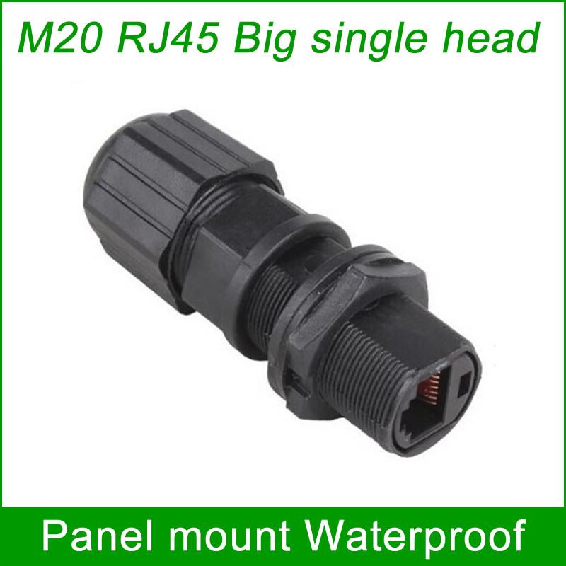 panel mount M20 RJ45 AP box fixed adapter waterproof connector