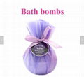 Ball Shape and All  Natural Ingredients Bath Bombs Accept Logo Bath Fizzy  Bombs