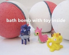 High Quality Private Label For Kids Bath Bombs with toy inside surprise gift 