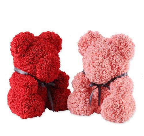 2018 Handmade Soap Flower Teddy Bear For Valentines Day Gifts