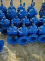 Non-rising stem resilient  seated gate  valve