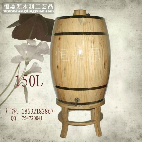 Barrel / wooden barrels / wood the tonneau / wood cask / wooden barrels 75L 2
