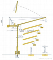 LUFFING TOWER CRANE L85