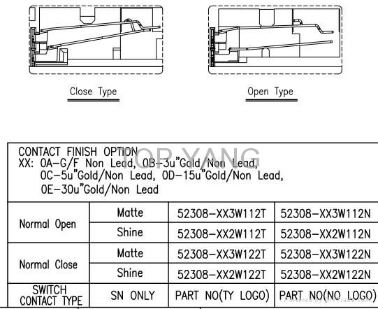 Smart Card Highrise Type (3.3mm) Socket 4