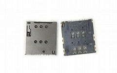 Push Push Mirco SIM CarD Socket 1.42H 