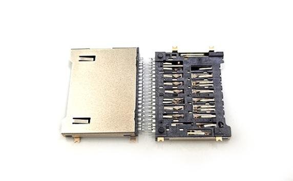 SD 7.0 卡座連接器 Push 外焊