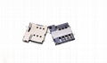 MICRO SIM Card Socket 6PIN H1.35 with CD pin 1