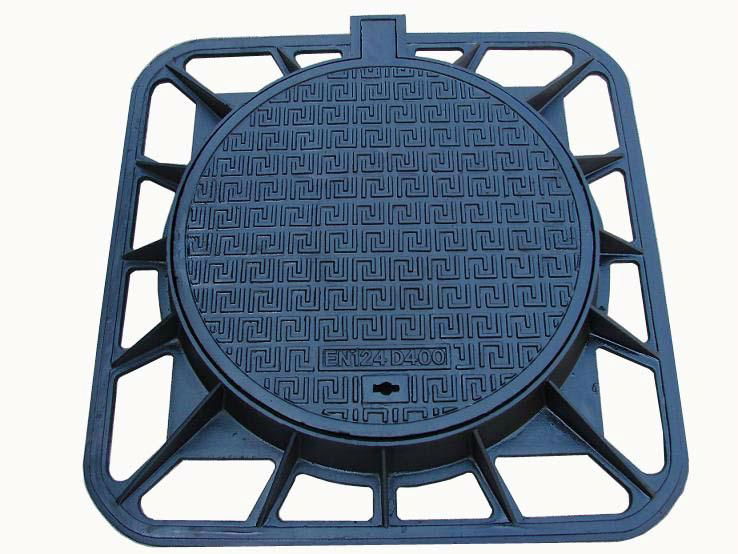 manhole cover with frame