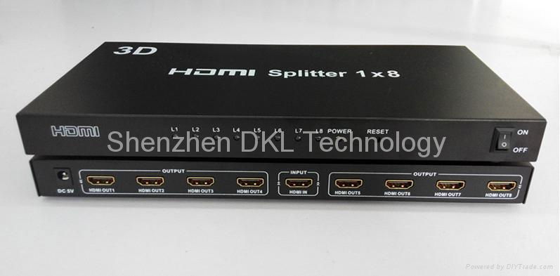 HDMI Splitter v 1.3 1 input 8 output  2