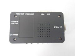High Resolution vga to video out converter VGA to Video and S-Video Adapter Conv