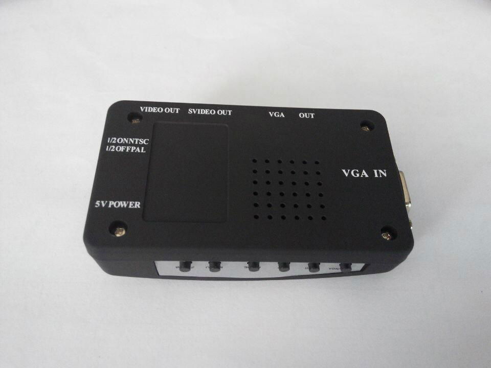 High Resolution vga to video out converter VGA to Video and S-Video Adapter Conv 2