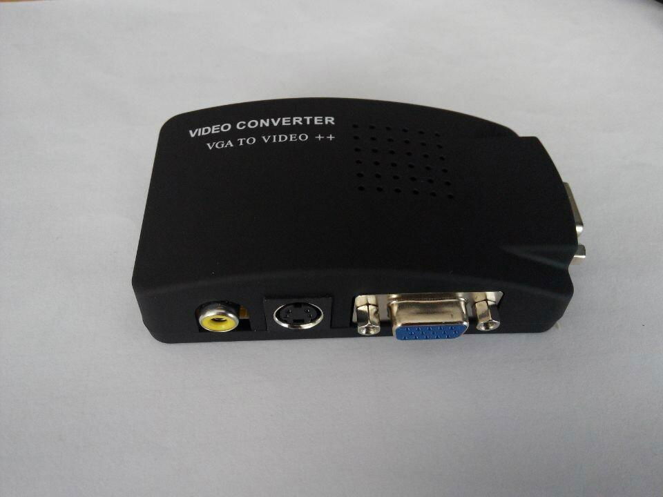 High Resolution vga to video out converter VGA to Video and S-Video Adapter Conv 3