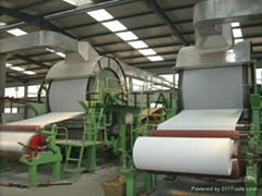 Tissue paper machine toilet paper machine