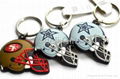 Soft pvc rubber keychain for promotional gifts 5