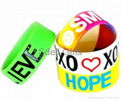 Promotional Silicone Bracelets for awareness
