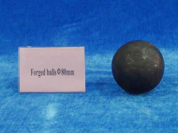 Forged grinding media ball 80mm