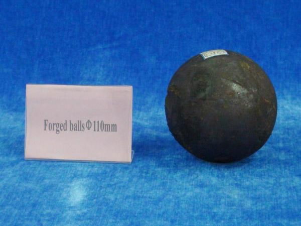 Forged grinding media ball 110mm