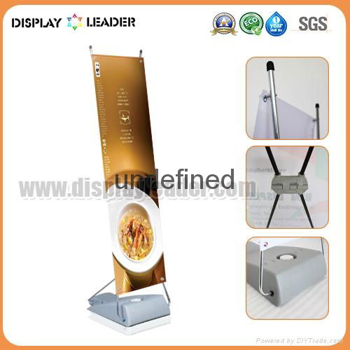 Outdoor X banner Stand with watertank 5