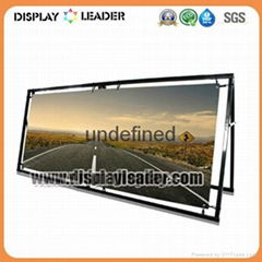 Steel Outdoor Double Sided Black A Frame Board