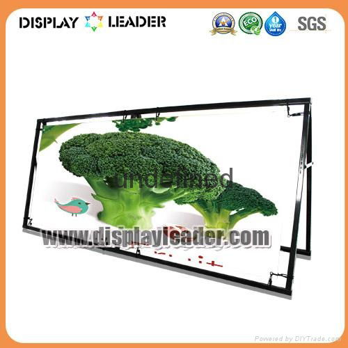 Steel Outdoor Double Sided Black A Frame Board 2