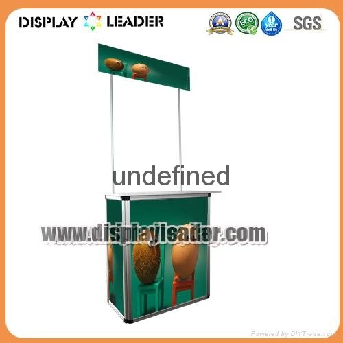 Aluminum Advertising Promotion Counter Table Display Stand