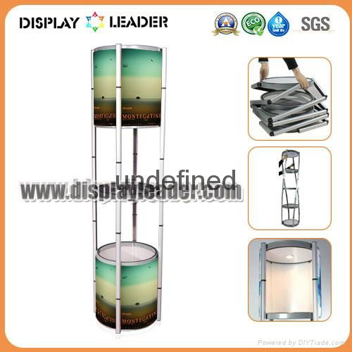 Spiral Showcase Portable Display  Rack Promotion Counter  2