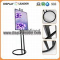 Black Steel Advertising Picture Poster Frame Display Stand 1