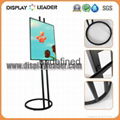 Black Steel Advertising Picture Poster Frame Display Stand 3