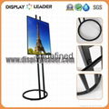 Black Steel Advertising Picture Poster Frame Display Stand 4