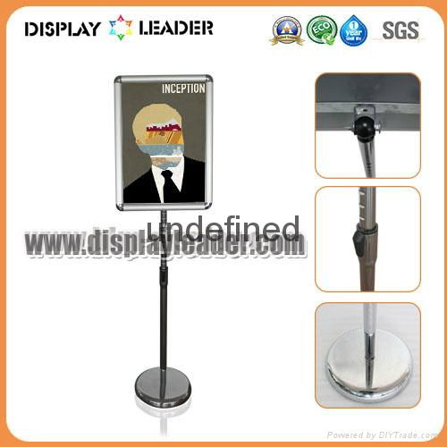 A4 Aluminum Sign Holder Advertising Display Frame Stand 3